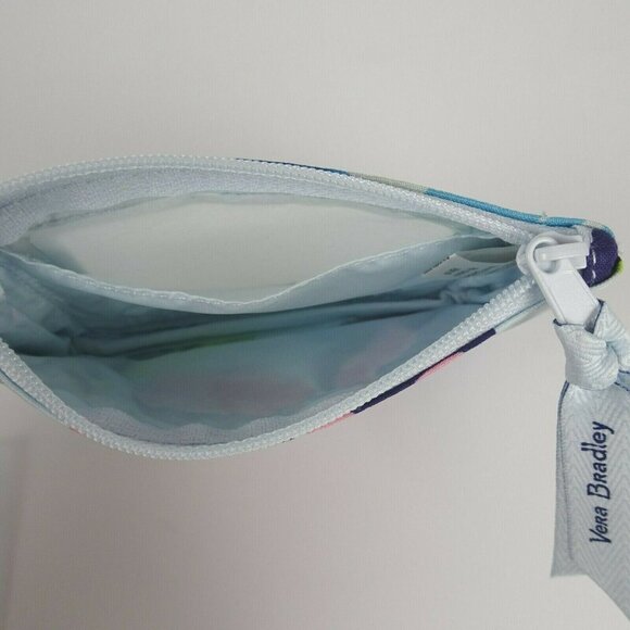 New Vera Bradley Zip ID Card Holder Coin Case Marian Floral Small Wallet - Picture 6 of 9